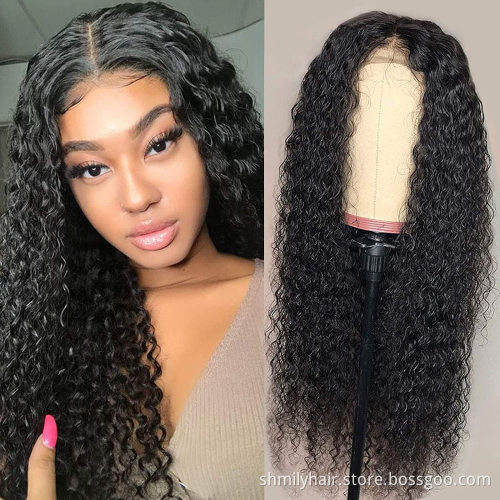 Top Quality Hair Extensions Wigs 180% Density Frontal Lace Wig Glueless Pre plucked Human Hair Front Wig For Black Women